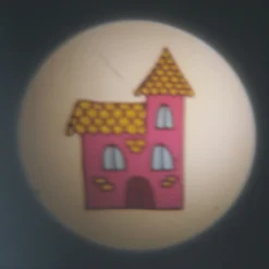 Prinsesse lommeprojektor, 6-delt, batteridrift