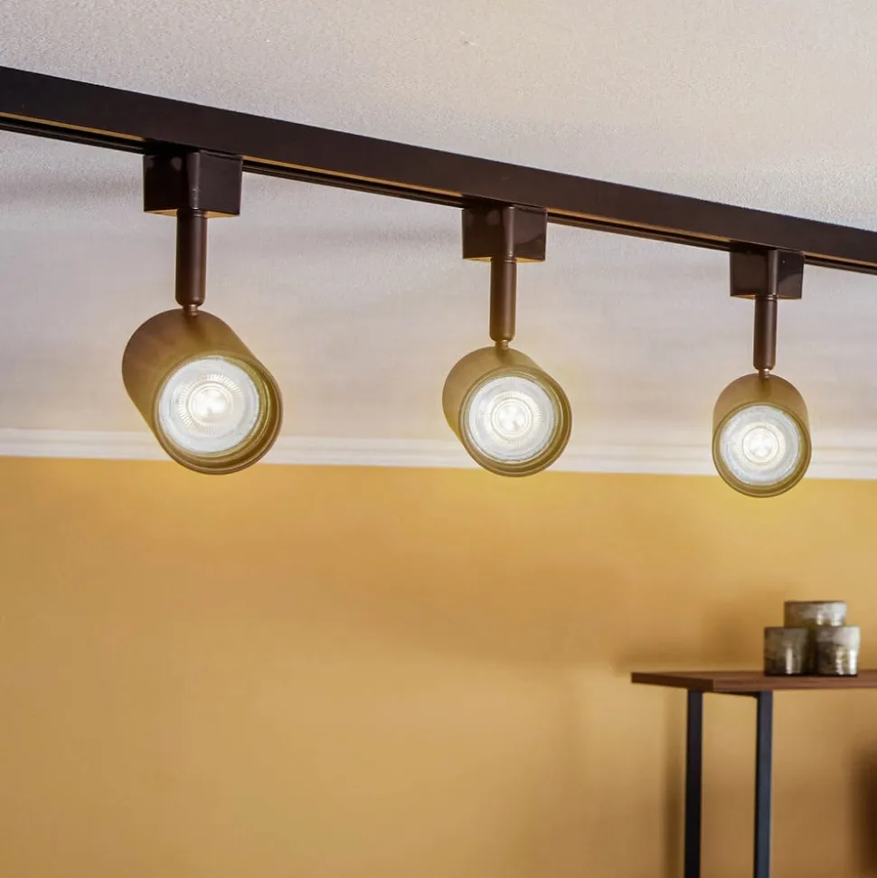 Prios 1 lyskilde skinnesystem Jorell, sort, 3 lyskilder, GU10