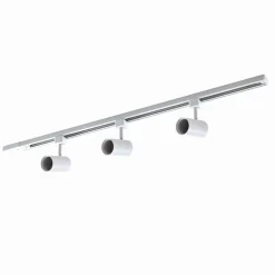 Prios 1 lyskilde skinnesystem Jorell, hvid, 3 lyskilder, GU10