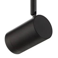 Prios 1 lyskilde skinnesystem Jorell, sort, 5 lyskilder, GU10