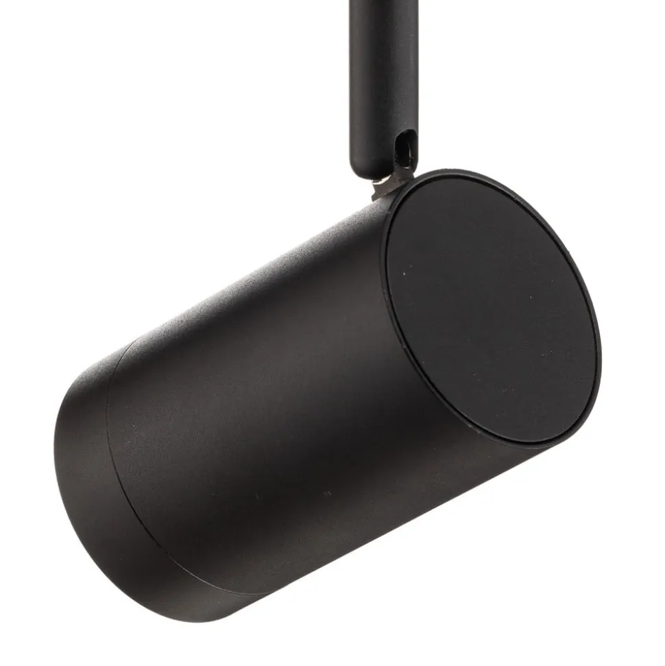 Prios 1 lyskilde skinnesystem Jorell, sort, 5 lyskilder, GU10