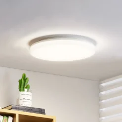 Prios Artin LED-loftlampe, sensor, rund, 33 cm