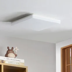 Prios Artin LED-loftlampe, sensor, kantet, 28 cm