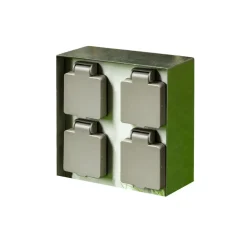 Prios Foranda energisøjle, 4 stk., stål, 23 cm