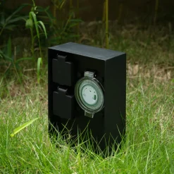 Prios Foranda kraftsøjle, 2 timer sort 23 cm