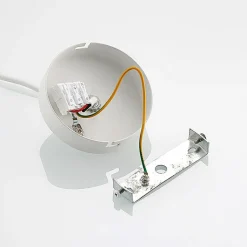 Prios hængelampe Neliyah, Ø 6 cm, hvid, metal, GU10