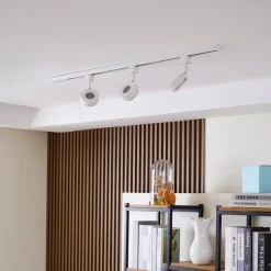 Prios Jardani skinnesystem med 1 kredsløb 3 lyskilder hvid