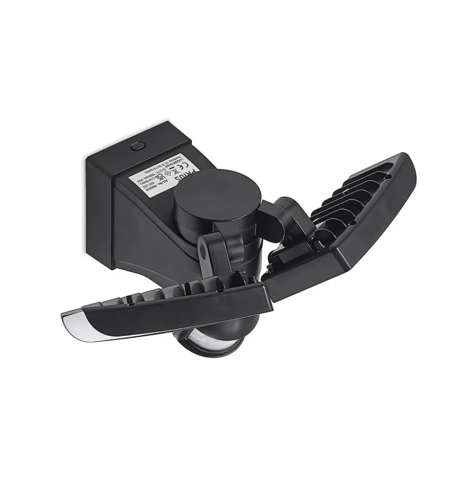 Prios Kalvito LED-solcellevægspot, sensor 2 lk