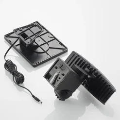 Prios Kalvito LED-solcellevægspot, sensor 2 lk