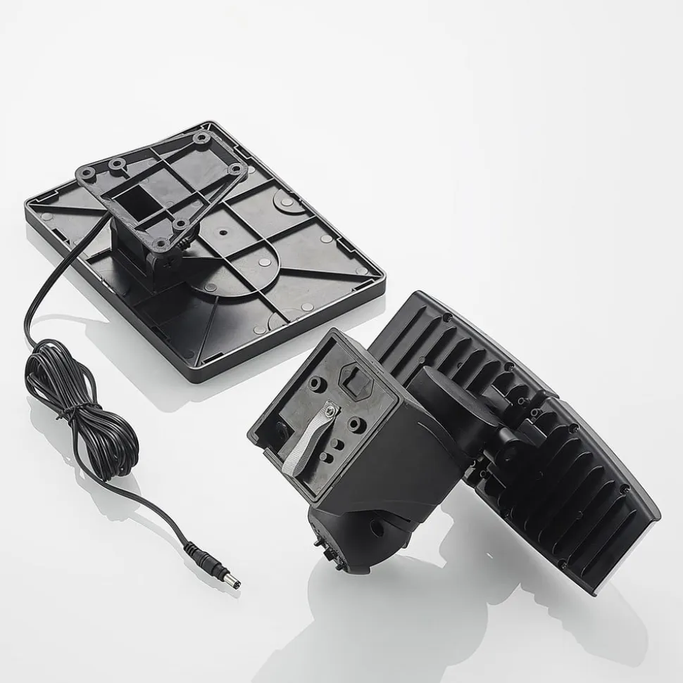 Prios Kalvito LED-solcellevægspot, sensor 2 lk