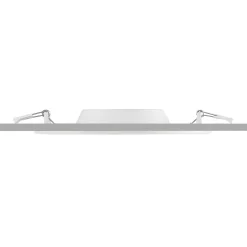 Prios LED-indbygningslampe Cadance, hvid, 22 cm, sæt med 3, CCT