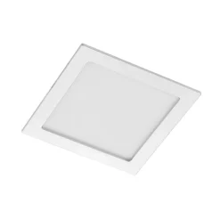 Prios LED-indbygningslampe Helina, sølv, 22 cm, 18 W, dæmpbar
