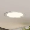 Prios LED-indbygningslampe Cadance, sølv, 22 cm, CCT, IP44