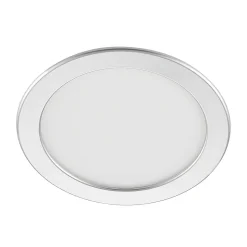 Prios LED-indbygningslampe Cadance, sølv, 22 cm, CCT, IP44