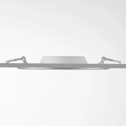Prios LED-indbygningslampe Cadance, sølv, 22 cm, CCT, IP44