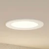 Prios LED-indbygningslampe Cadance, hvid, 17 cm, CCT, IP44