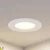Prios LED-indbygningslampe Cadance, hvid, 12 cm, CCT, IP44