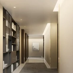 Prios LED-indbygningslampe Shima, hvid, 7 W, 3000K, dæmpbar