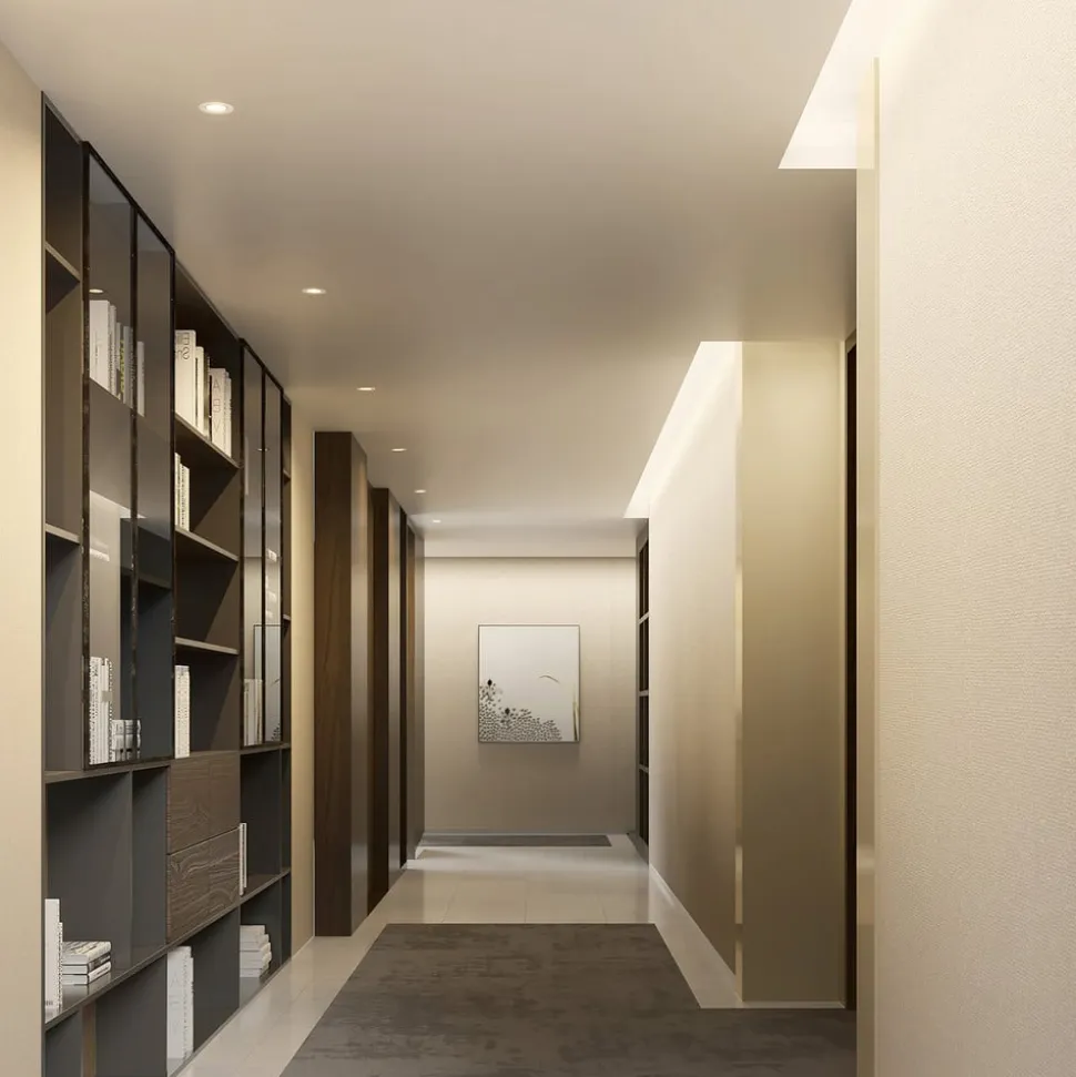 Prios LED-indbygningslampe Shima, hvid, 7 W, 3000K, dæmpbar