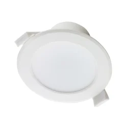 Prios LED-indbygningslampe Rida, sæt med 3, hvid, 15 cm, CCT, IP44