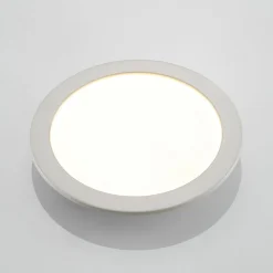 Prios LED-indbygningslampe Cadance, hvid, 24 cm, sæt med 10, CCT
