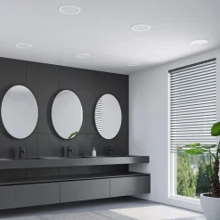 Prios LED-indbygningslampe Cadance, hvid, 22 cm, sæt med 10, CCT