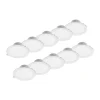 Prios LED-indbygningslampe Rida, 10stk, hvid, 23cm, 25W, CCT, IP44