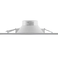 Prios LED-indbygningslampe Rida, 10stk, hvid, 23cm, 25W, CCT, IP44