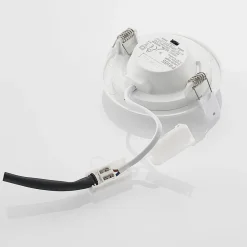 Prios LED-indbygningslampe Cadance, hvid, 12 cm, sæt med 3, CCT