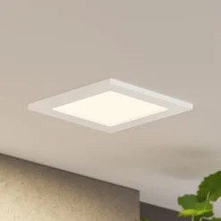 Prios LED-indbygningslampe Helina, hvid, 11,5 cm, dæmpbar