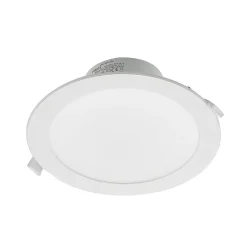 Prios LED-indbygningsspot Rida, hvid. Ø 23 cm, 30W, CCT, IP44