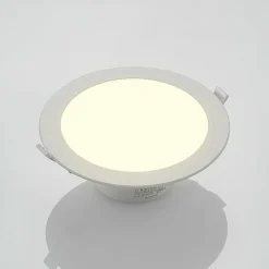 Prios LED-indbygningsspot Rida, hvid. Ø 23 cm, 30W, CCT, IP44