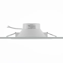 Prios LED-indbygningsspot Rida, hvid. Ø 23 cm, 30W, CCT, IP44