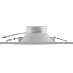 Prios LED-indbygningsspot Rida, hvid. Ø 19 cm, CCT, IP44