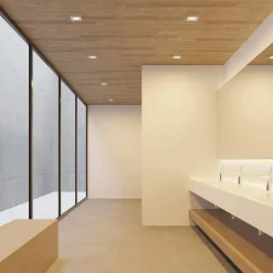 Prios LED-loftlampe Alette, sølv, 12,2 cm, dæmpbar