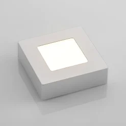 Prios LED-loftlampe Alette, sølv, 12,2 cm, dæmpbar