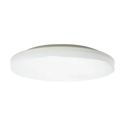 Prios LED-loftlampe Artin, Ø 33 cm, hvid, CCT, IP65