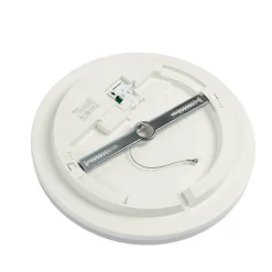 Prios LED-loftlampe Artin, Ø 33 cm, hvid, CCT, IP65