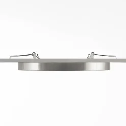 Prios LED-loftlampe Aureka, Ø 23 cm, sølv, metal