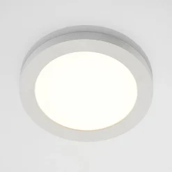 Prios LED-loftlampe Aureka, sæt med 2, sensor, Ø 23 cm, hvid