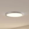 Prios LED-loftlampe Aureka, Ø 33 cm, sølv, metal