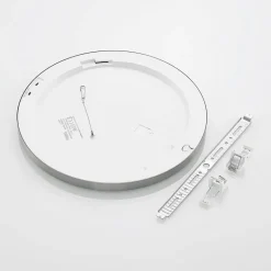 Prios LED-loftlampe Aureka, Ø 33 cm, sølv, metal