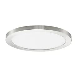 Prios LED-loftlampe Aureka, Ø 33 cm, sølv, metal