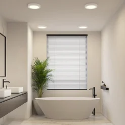 Prios LED-loftlampe Edwina, hvid, 25 cm, sæt med 3 stk