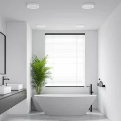 Prios LED-loftlampe Edwina, hvid, 25 cm, sæt med 3 stk