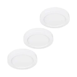 Prios LED-loftlampe Edwina, hvid, 18 cm, sæt med 3 stk