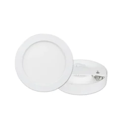 Prios LED-loftlampe Edwina, hvid, 18 cm, sæt med 10 stk