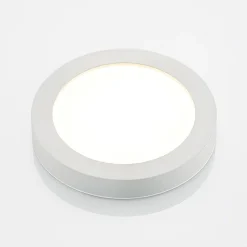 Prios LED-loftlampe Edwina, hvid, 25 cm, CCT, IP44