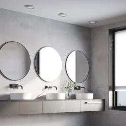 Prios LED-loftlampe Edwina, sølv, 18 cm, sæt med 3 stk