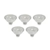 Prios LED-reflektor GU5.3 4.3W 345lm 36° klar 830 sæt med 5 stk